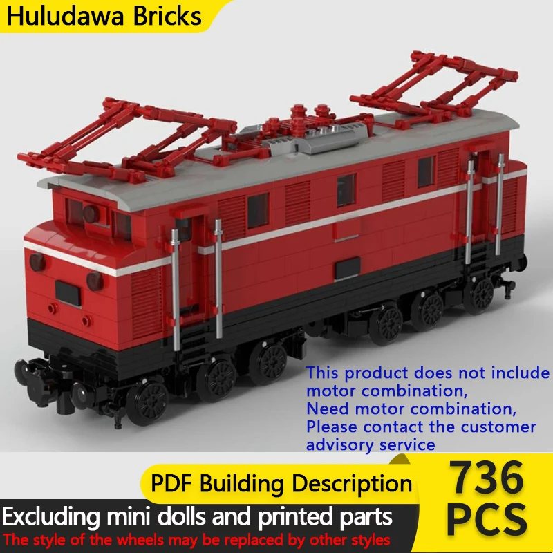 

City Car Model MOC Building Bricks Railway 1670 Diesel Locomotive Modular Technology Children Holiday Gifts Assemble Toys Suit