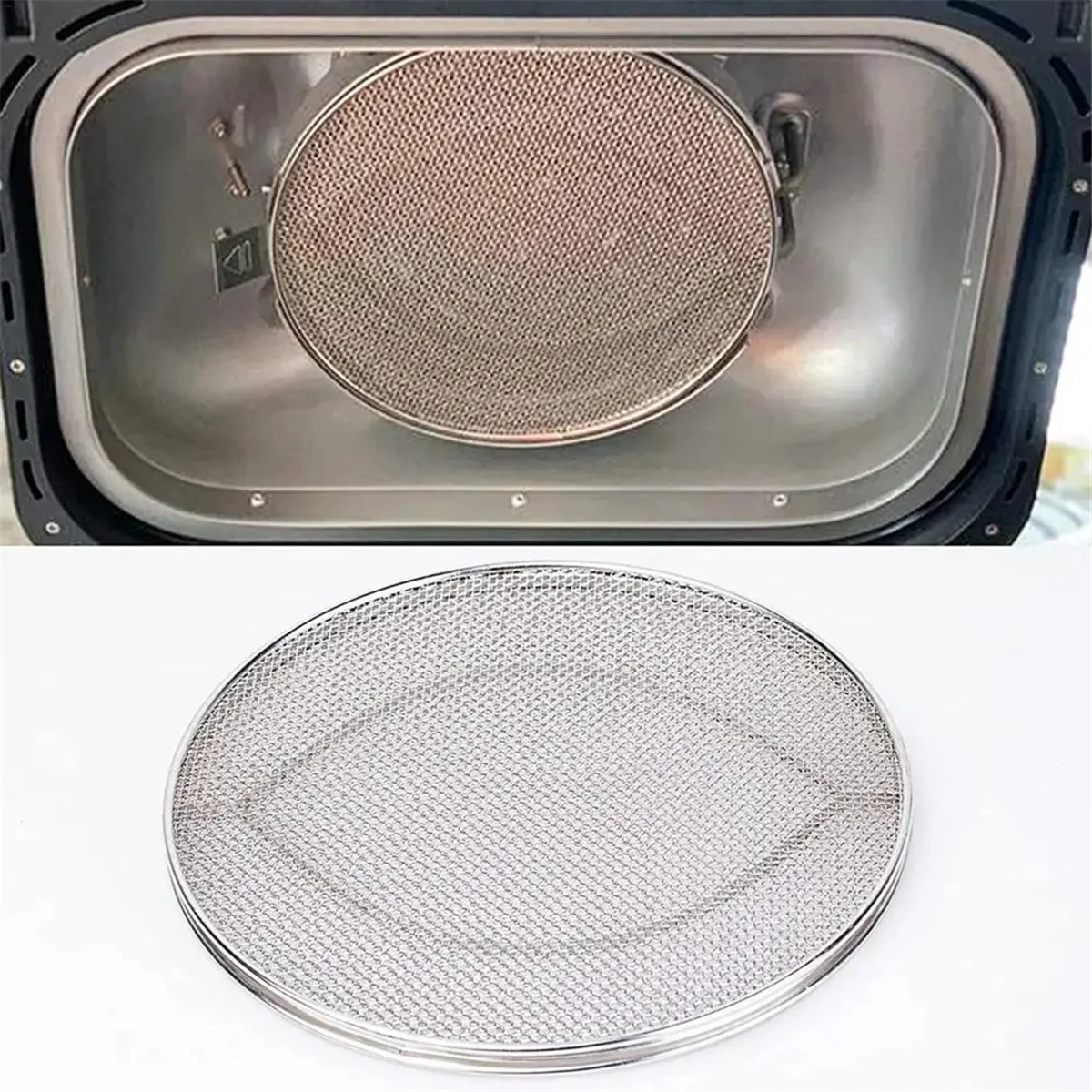 Stainless Steel Splatter Shield for AG300,IG651 IG601 Reusable Indoor Grill Accessories Stainless Steel Splatter Screen