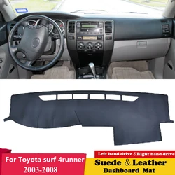 For Toyota Surf 4runner N210 G4 2003 2004 2005 2006-2008 Suede Leather Dashmat Dashboard Cover Pad Dash Mat Auto Car Accessories