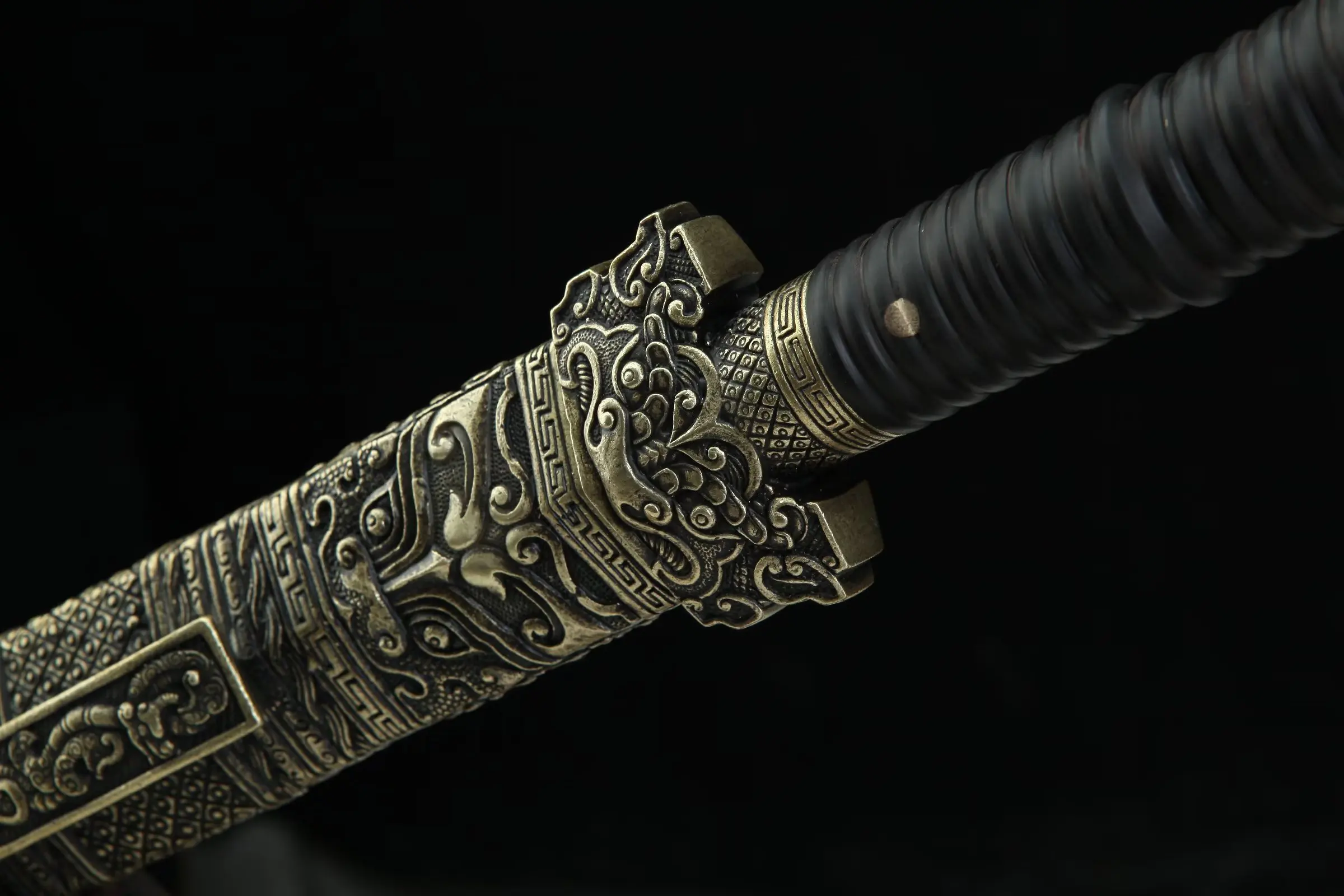 112cm Damascus steel hand forged to fight the sword of Zhou Yu, the great general of The Three Kingdoms Period of medieval China