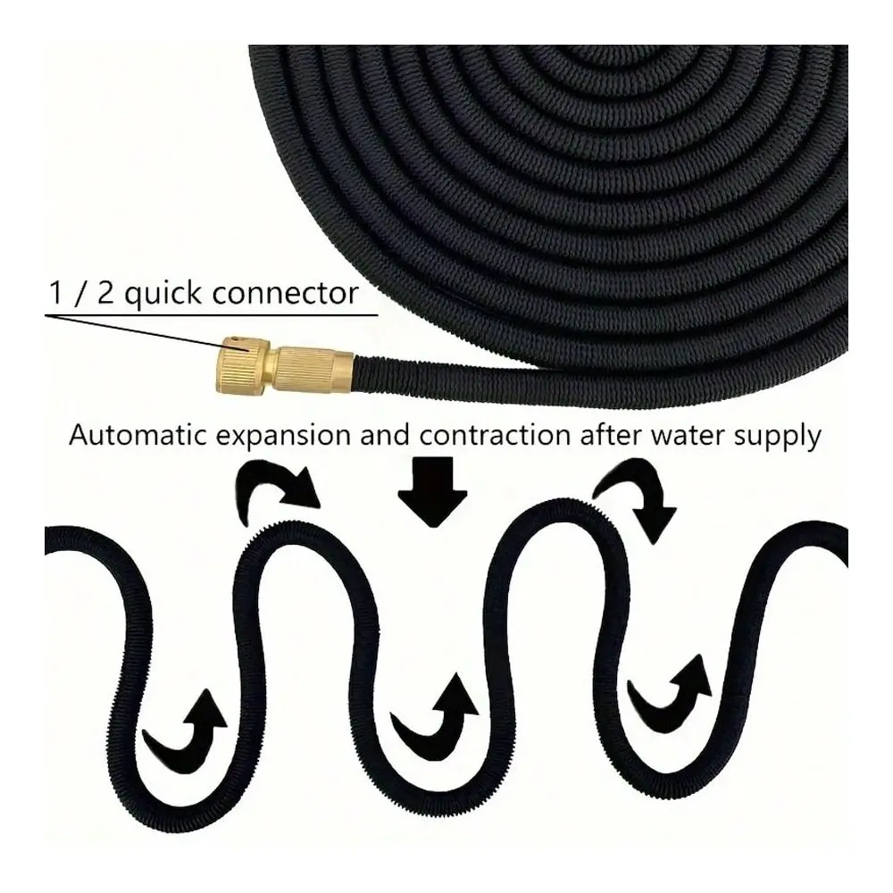

High Pressure Water Gun Hose, Garden Sprayer Nozzle Set, Universal For Europe And US