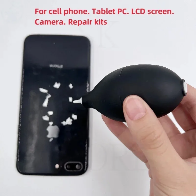 Soffiatore d'aria Pulizia dell'obiettivo digitale Stock della fotocamera per la riparazione di tablet del telefono Strumento di pulizia nero Soffiaggio dell'aria Orologio per tastiera Rimuovi la polvere