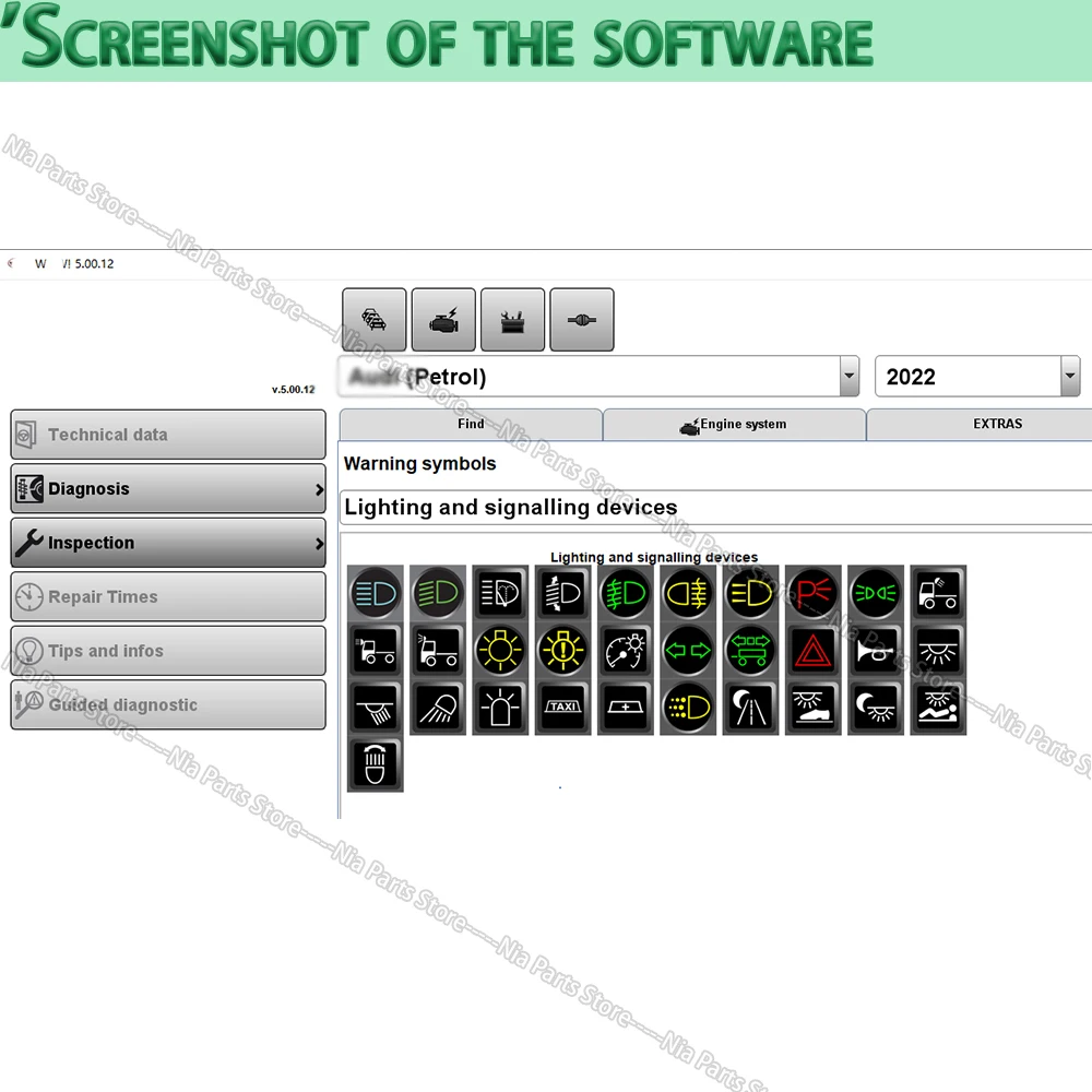 5.00.12 WOW 5.00.8 R2 Sn-ooper Con auto Keygen Strumenti di ispezione software diagnostico Strumento diagnostico ECU Interfaccia di riparazione