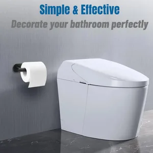 Hygienic paper roll adhesive support, no drilling, stainless steel, wall rod, bathroom rack, kitchen, RV 10 Main Sales Bathroom Motorhome - №8