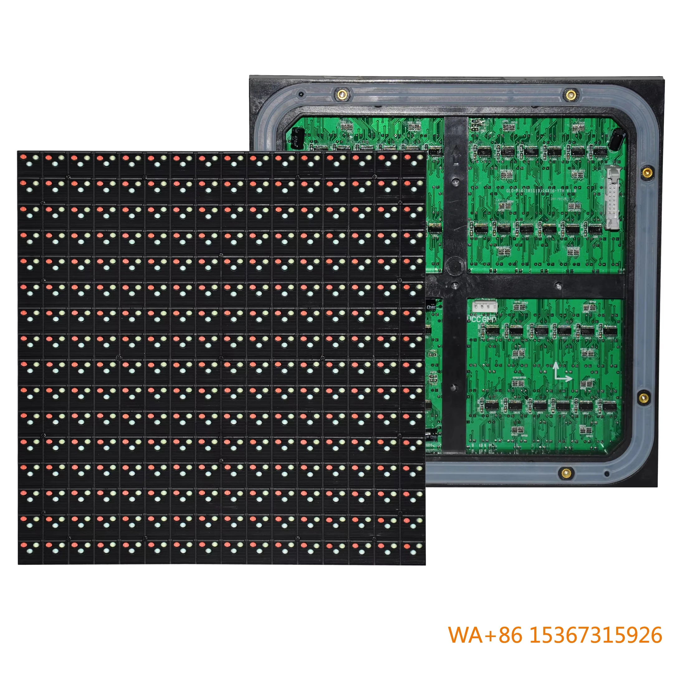 

P16 DIP RGB Full Color LED Module 256*256mm Outdoor Display Panel