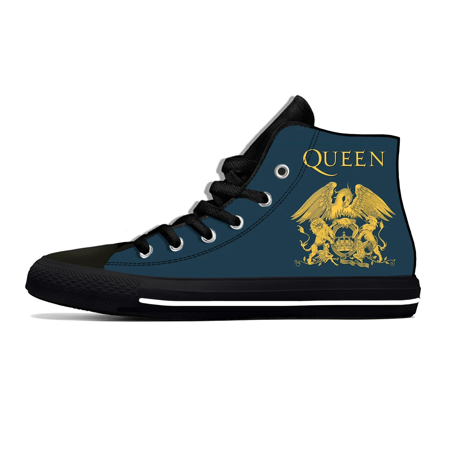 Hot Queen Freddie Mercury Rock Band Moda Scarpe casual traspiranti Sneakers alte da uomo leggere da donna Ultime scarpe da tavolo