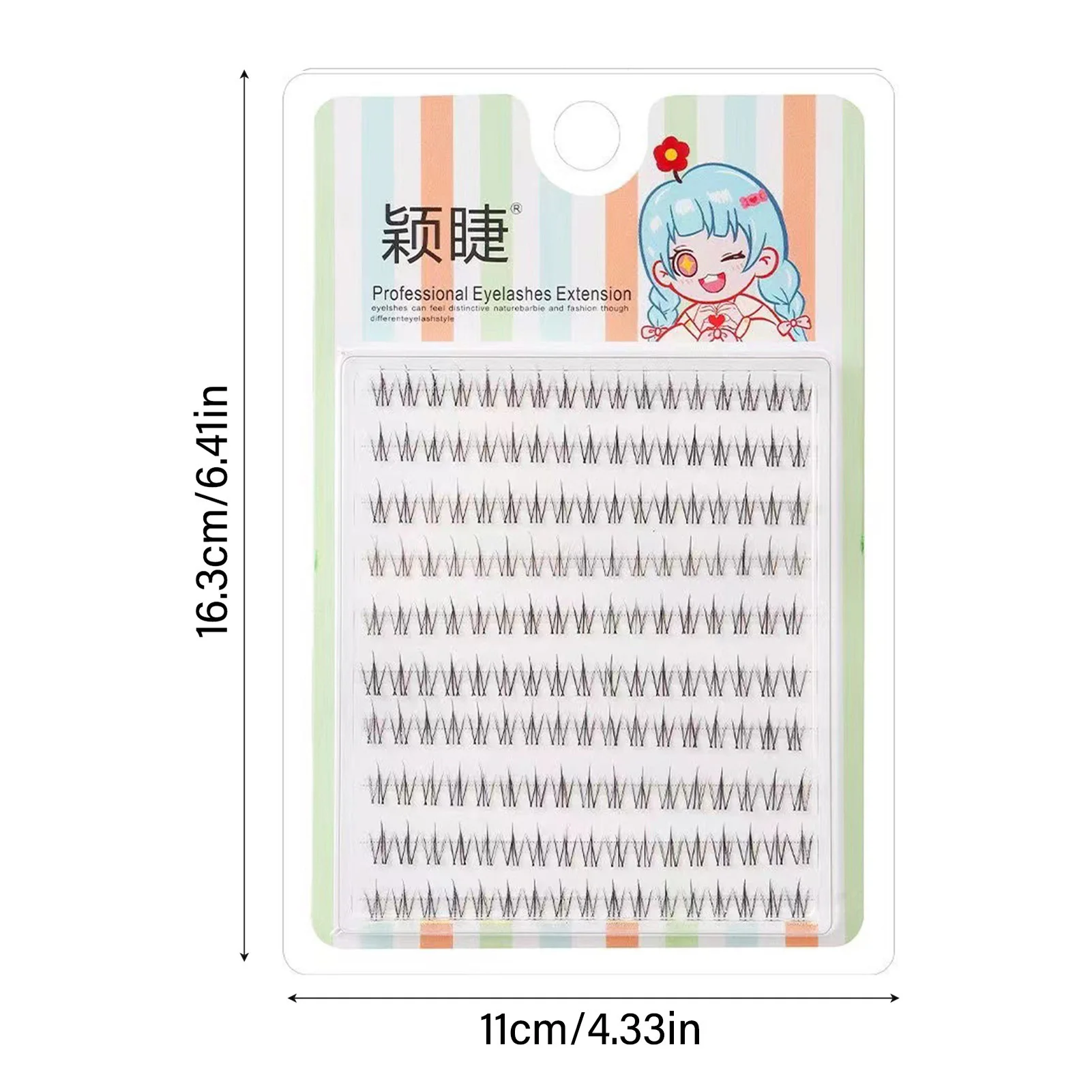 Ciglia finte Ciglia finte sottili per cosplay femminile Ciglia spesse da palcoscenico per donne e ragazze Forniture cosmetiche