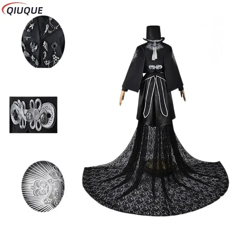 Anime Black Butler Kuroshitsuji Ciel Phantomhive Cosplay Costume 15th Anniversary Black Suits Outfits KX1799