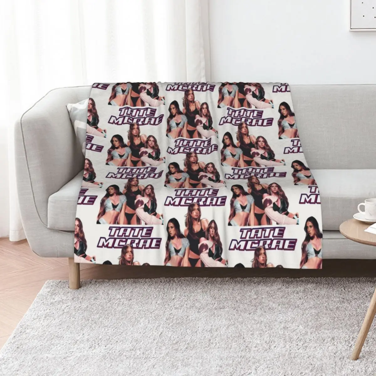 Tate McRae V1 - Think Later Tour Throw Blanket Baby Flannels Beach sofa bed warm for winter Winter beds Blankets