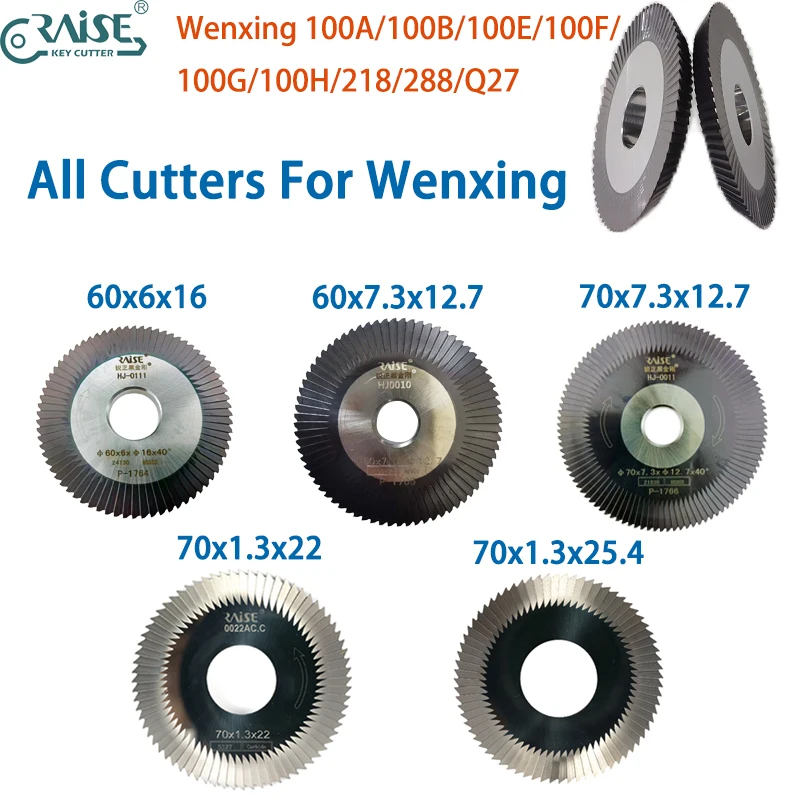 Alle Schlüssel Maschine Cutter Für Wenxing 100A 100B 100E 100F 100H 100G Q27 Q29 288 218 233 Schlüssel Duplizierer Maschine Schlosser Werkzeuge – Detail 2