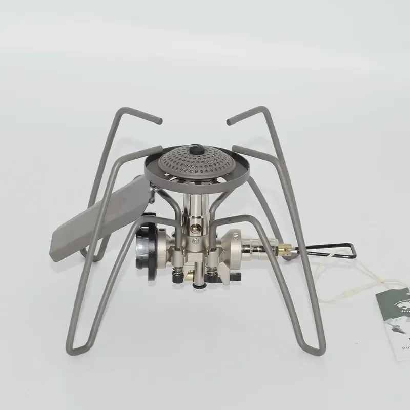 Portable Foldable Titanium Camping Stove 2900W Ultralight Outdoor Gas Burner for Backpacking Hiking Picnic