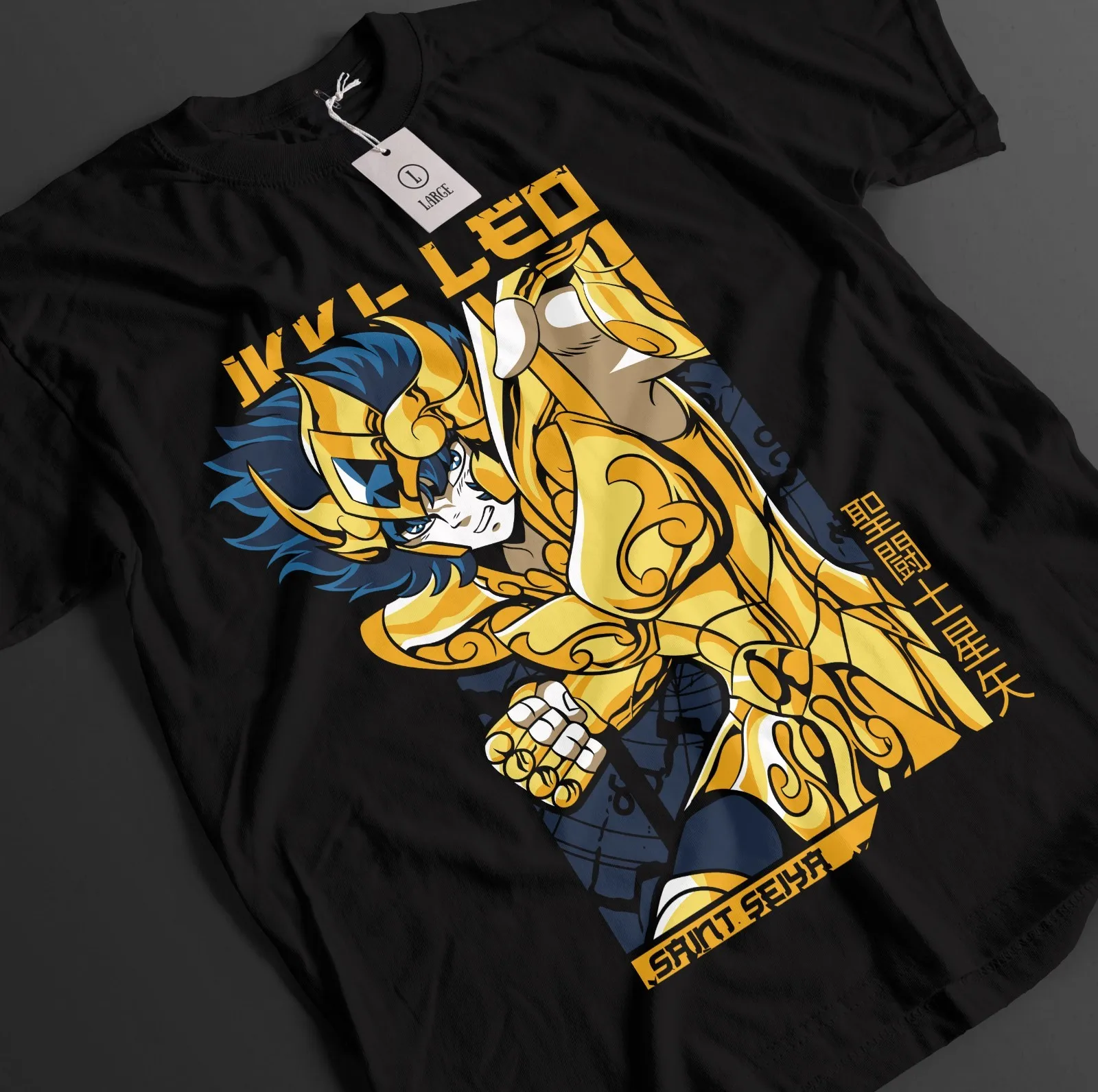 Saint Seiya Shirt Shiryu Tshirt Hyoga T-Shirt Shun Top Ikku Anime Graphic Tee