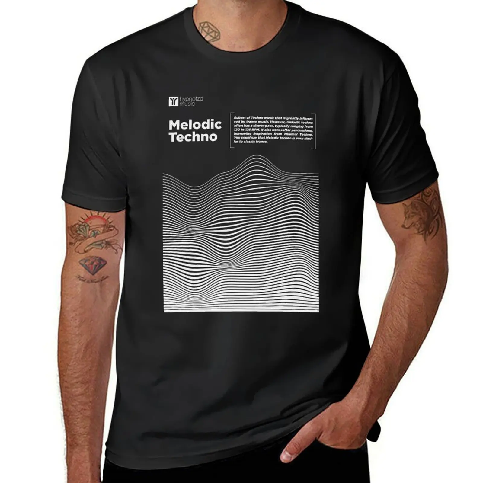 Melodic Techno definition tech art for Djs and Electronic Music fans T-Shirt funnys oversizeds graphics designer t shirt men