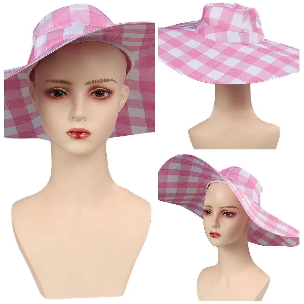 Margot gorra de Cosplay de película para mujer, sombrero de playa, gorra de protección solar de verano, accesorios de disfraces, regalos de moda para mujeres adultas