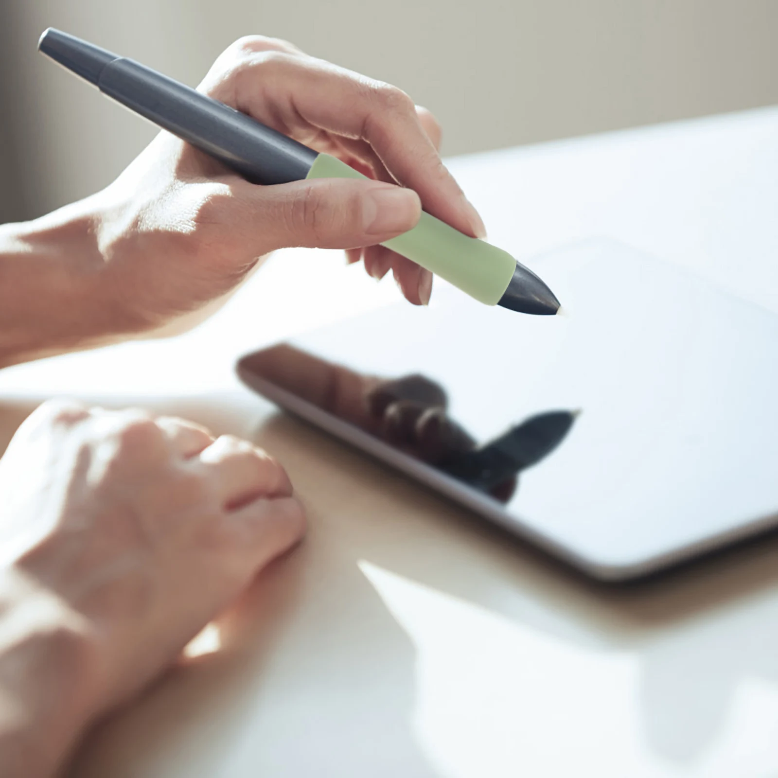 

6 шт. чехол для ручки с сенсорным экраном для карандашей 1, 2, поколения, защитный силиконовый чехол, белый, черный чехол для стилуса с защитой от царапин