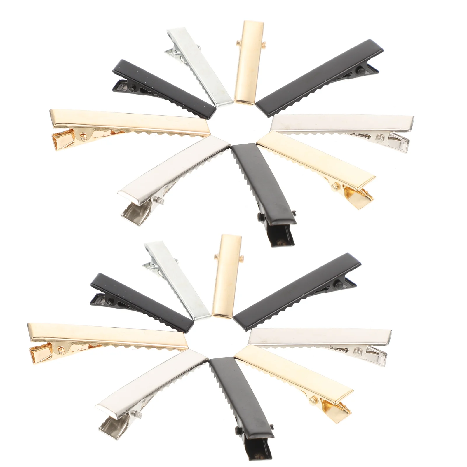 

90Pcs Small Alligator Hair Clips Metal Barrettes for Hairdressing Sectioning DIY Decorative Billed Clips Hair Styling