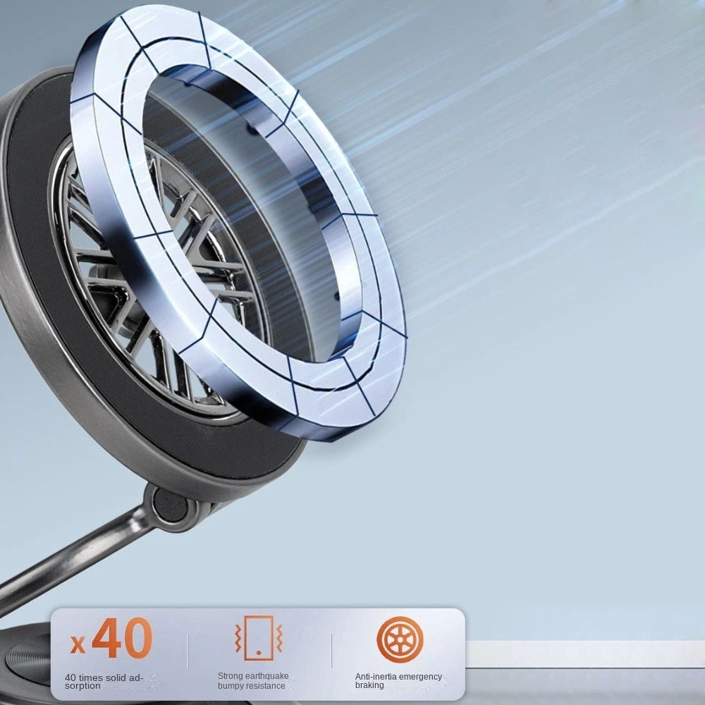 Soporte magnético para teléfono de coche, ventosa de vacío, soporte de adsorción, soporte de navegación automática Universal 360 °   Giratorio