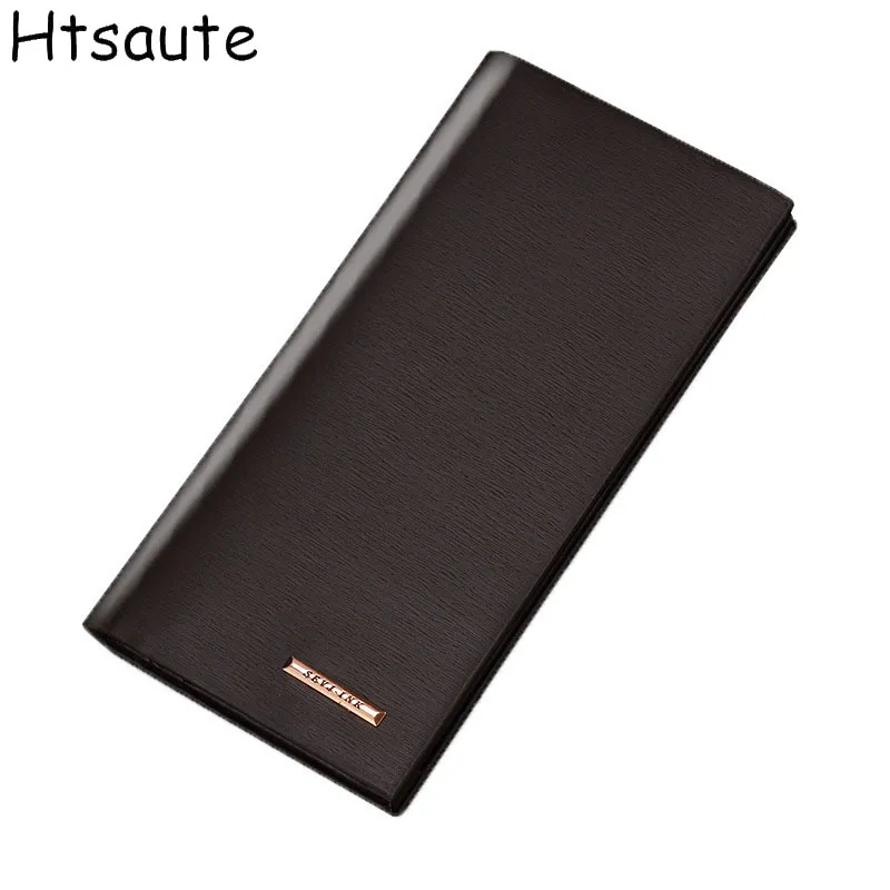 

Vintage Bag Mens Wallets PU Leather Solid Sample Style Zipper&Hasp Purse Card Holders Famous Brand High Quality Male Wallet