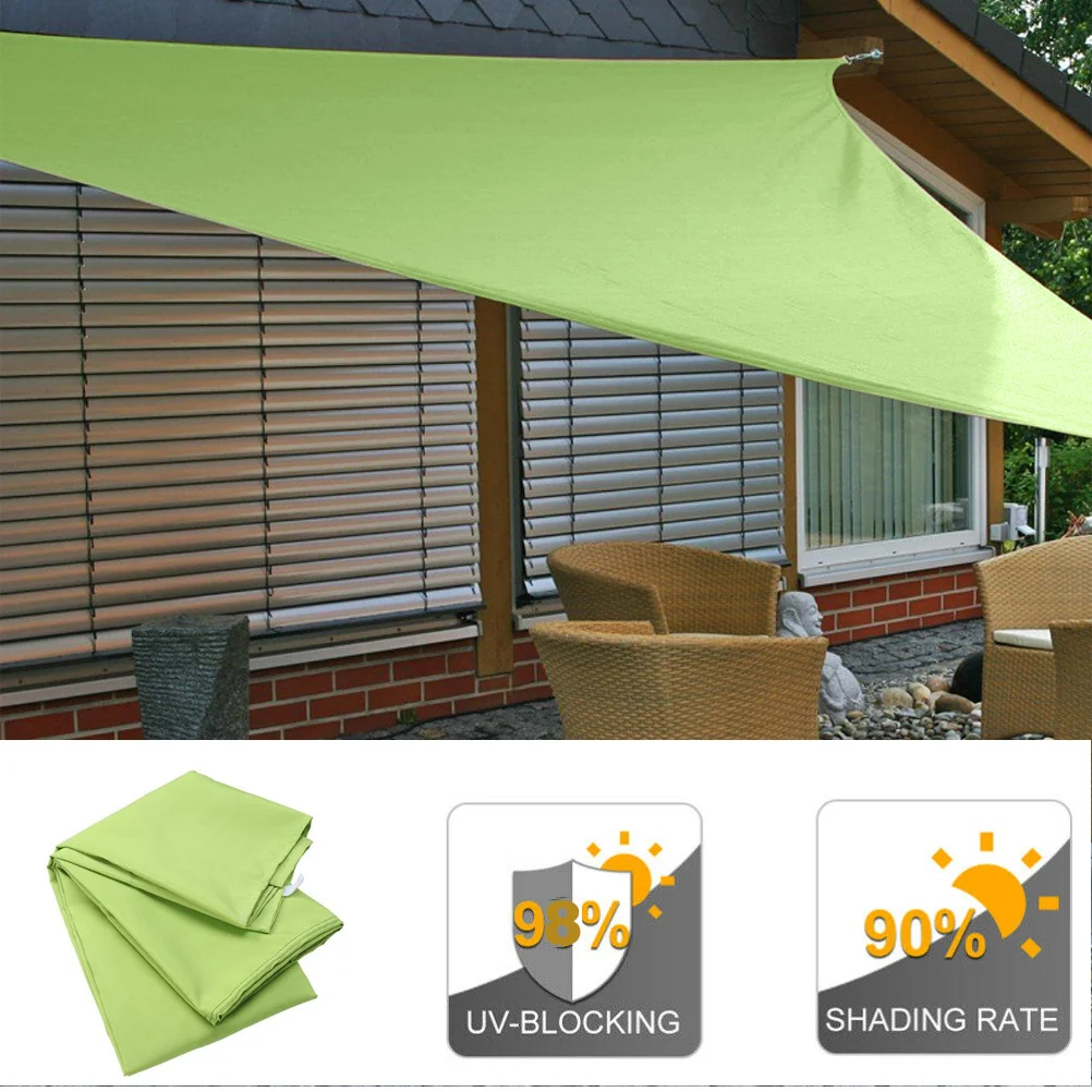 

Triangle Sun Shade Sail 3.6m Waterproof Canopy for Patio Outdoor Garden Lawn Pool Triangle Canopy Sun Shade Sail