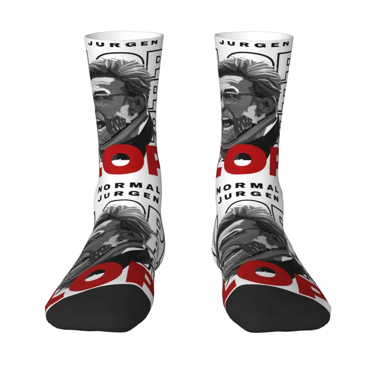 

Jurgen Klopp Football Football Socks Men's Women's Polyester Casual Socks Harajuku Spring Summer Winter Middle Tube Socks Gift