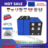 Batterie Lithium-ion Prismatique Rechargeable, Grade A, VEPO4 CATL, 3.2V, Lifepo4, 3, 2V, 280AH