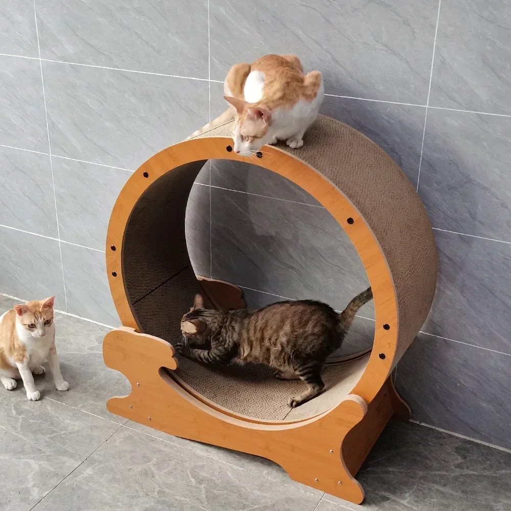 

Cat Wheel Running Cat Claw Treadmill Brake Exercise Roller Silent Claw Board Can Be Replaced Pet Items