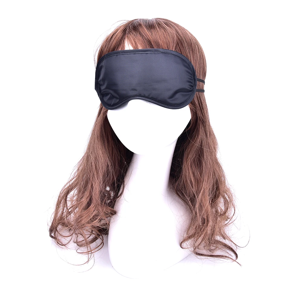 10pcs/lot Sleep Black Eye Cover Travel Sleeping Eye Mask Shade Blindfold Eye Patch Night Economic Gift