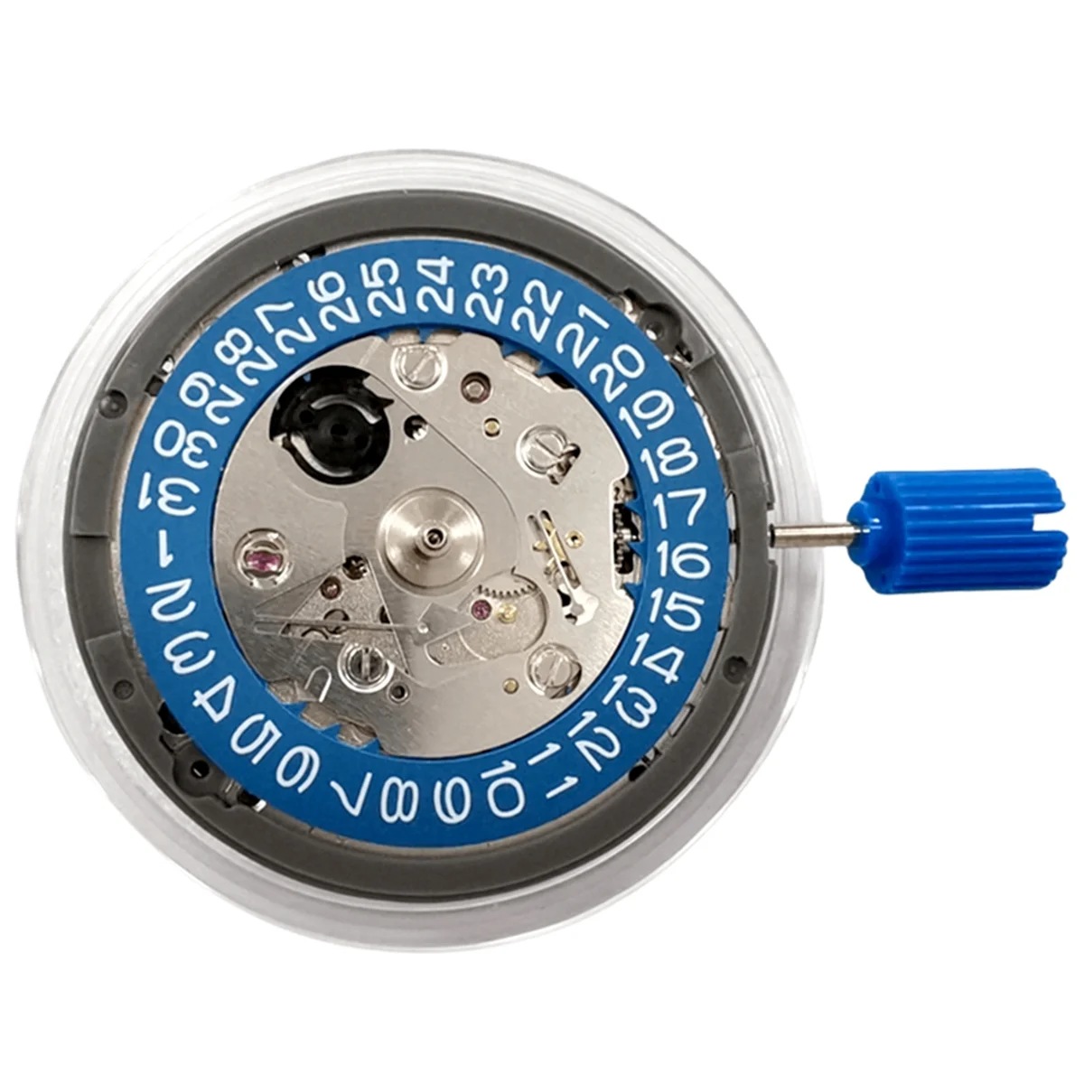 NH35A High Grade Mechanical Movement NH35 Blue Calendar Wheel 24 Jewelry Self-Winding High Precision