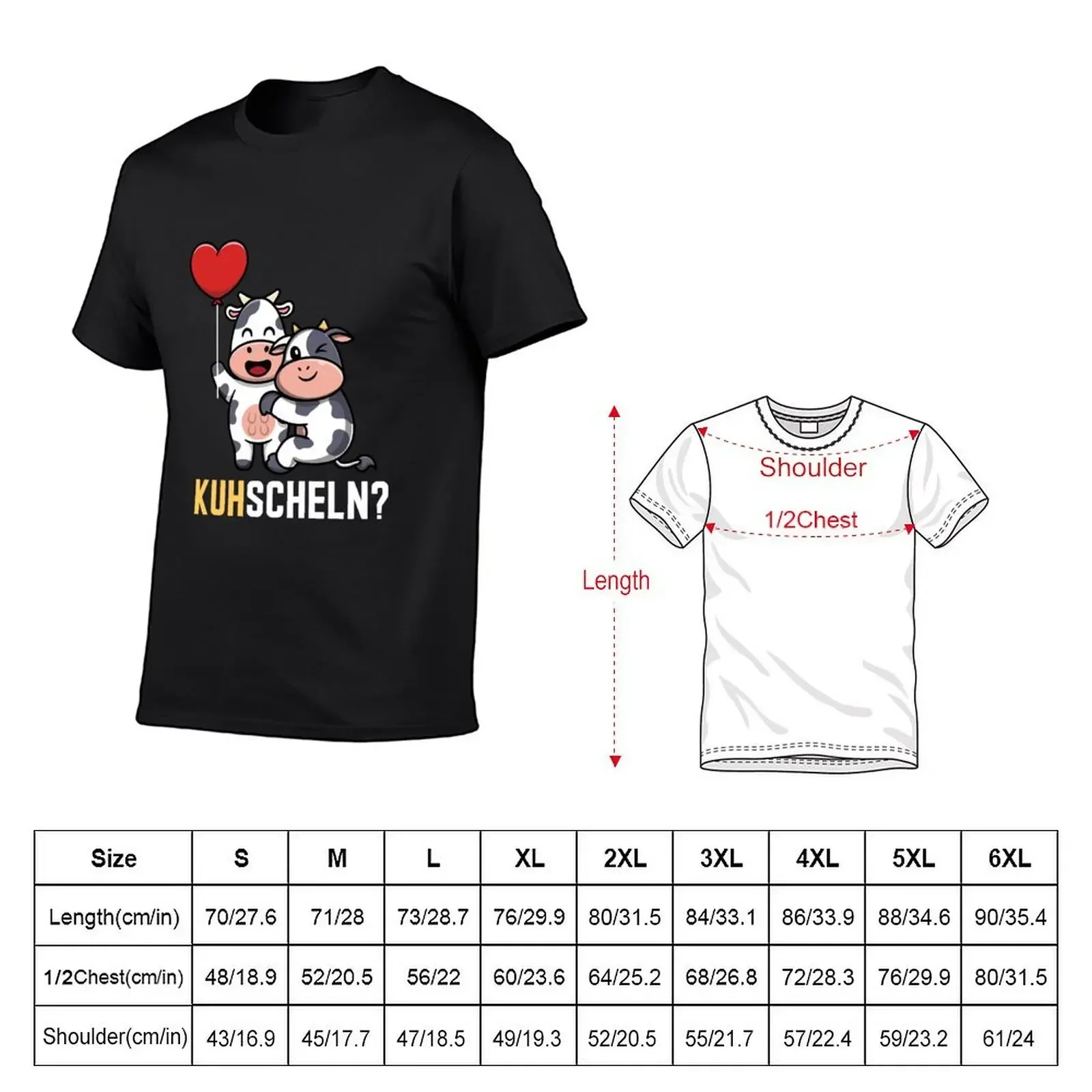 Kuhscheln Kuh Comic Landwirt Bauer Geschenk Bauernhof T-Shirt shirts graphic tee plus sizes sweat heavy weight t shirts for men