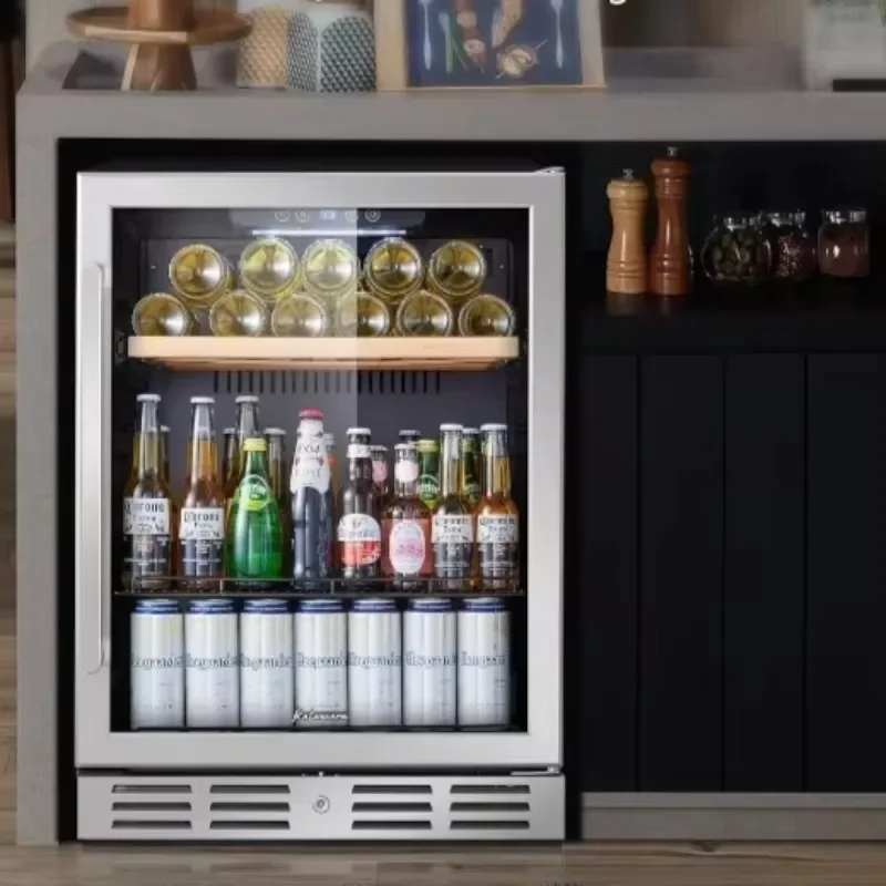 Mini Réfrigérateur à Vin Indispensable, Refroidisseur de Boissons, Capacité spatirée ou Autoportante, pour la Cuisine