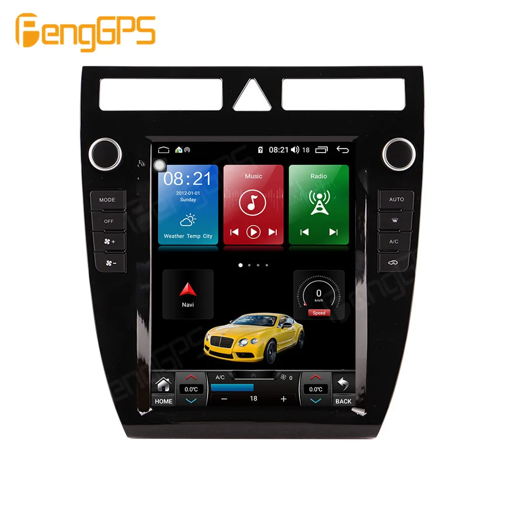 Dla Audi A6 S6 RS6 C5 1997 - 2004 Radio samochodowe z androidem Stereo Radio samochodowe 2Din styl Tesla odtwarzacz multimedialny nawigacja GPS