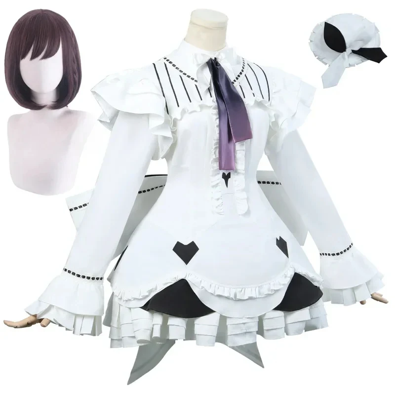 

ABC123Anime Cosplay Shinonome Ena Costume Wig Sets Halloween Anime Clothes #1 # Ws,3'f.5;j.8