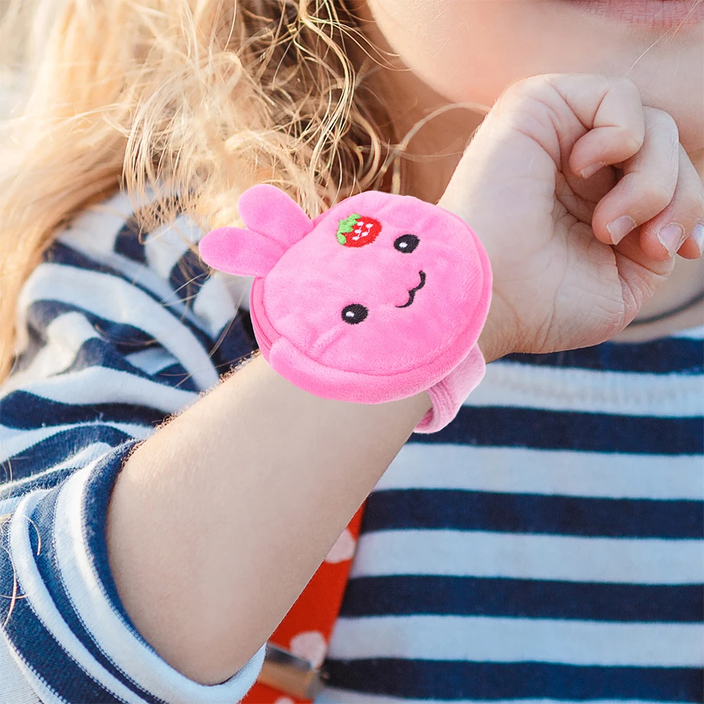 

Rabbit Bracelet Girls Slap Toy Wristband Cartoon Cloth Animal Bracelets Kids Birthday Party Favor