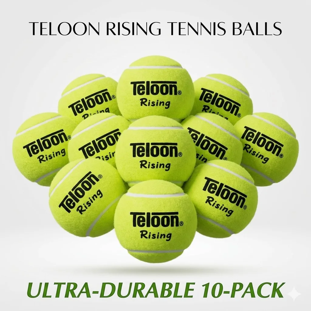5/10Pcs Teloon Tennis Balls Rising Good Bounce for Advanced Player Amateur Competition Practice Training Wool Tennis Ball