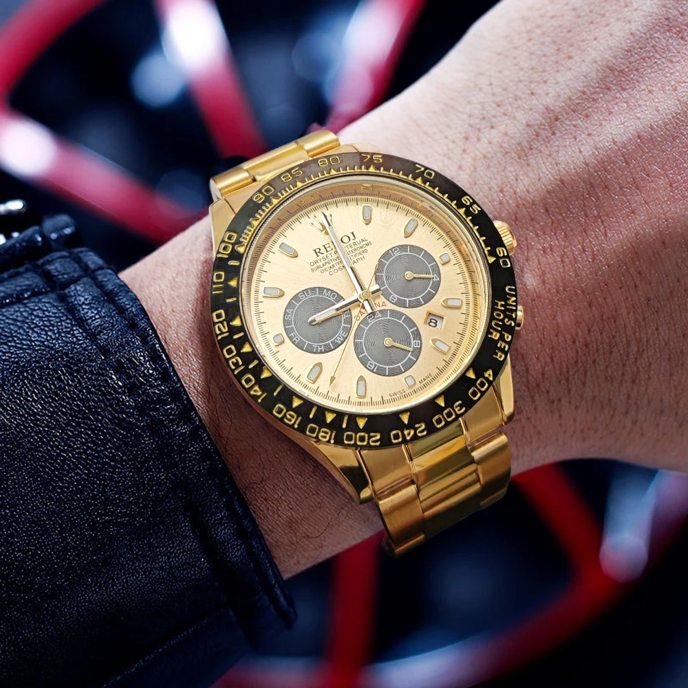 ساعة رجال الأعمال الراقية من سلسلة Meteorite Di، ساعة ميكانيكية أوتوماتيكية بالكامل، تصميم هيكل عظمي، حزام من الفولاذ المقاوم للصدأ، تقويم متعدد الوظائف، ساعة رجالية عصرية وكاجوال ومتعددة الاستخدامات، أفضل هدية له #4