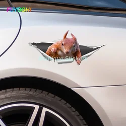 FUYOOHI Funny Sticker Squirrel Waterproof Vinyl Decal Car Accessories Decor Pegatinas Para Coche Motorcycle Helmet Car Sticker