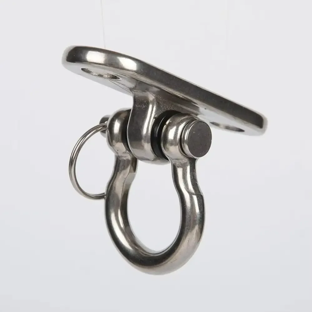 360 Rotating Swing Hangers Set 304 Stainless Steel Hanging Brackets Hammock Chair Hooks Heavy Duty Ceiling Wall Mount