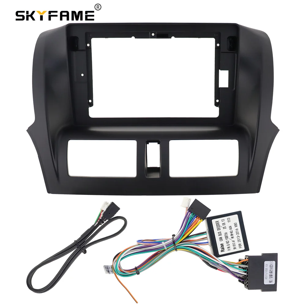 SKYFAME Car Frame Fascia Adapter Canbus Box Decoder Android Radio Dash Fitting Panel Kit For Faw Bestune X80