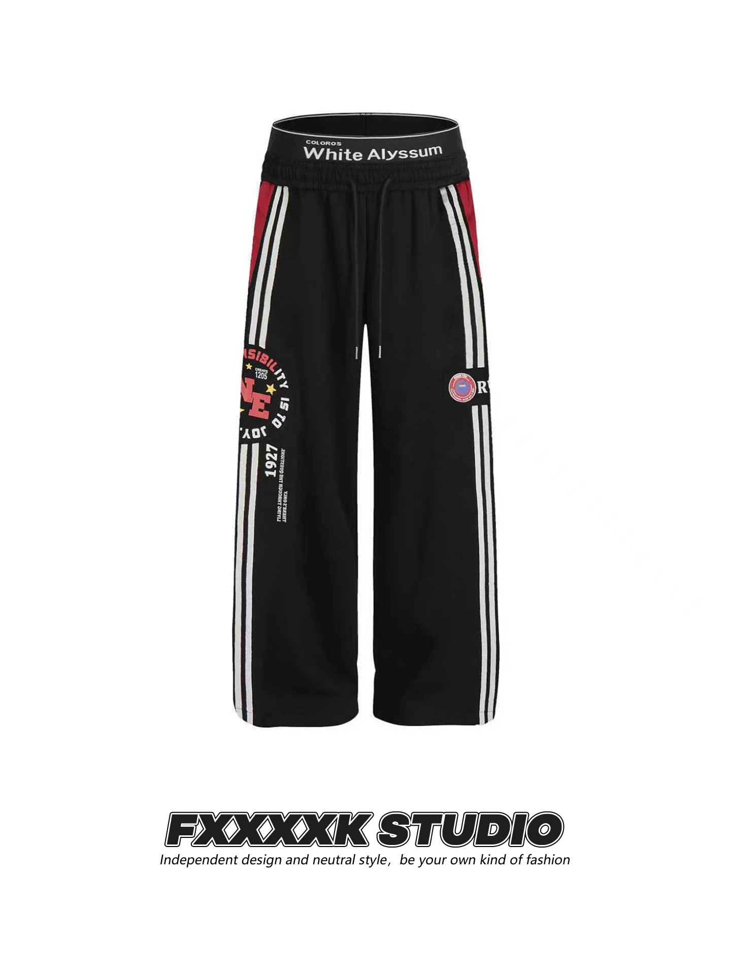 

Оригинальные американские ретро-спортивные штаны FXK с принтом Flame Sa Letter, свободные уличные брюки с широкими штанинами для мужчин и женщин