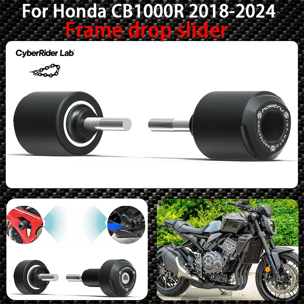 혼다 CB 1000R CB1000R 2023 2018-2024 오토바이 프레임 슬라이더 낙하 충돌 보호 가드 패드