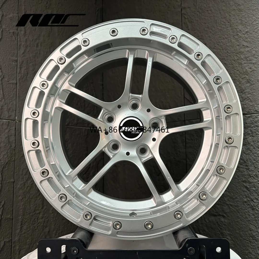 

Колесные диски Roc Custom 313M Beadlock Sport для спортивных автомобилей, 5x112, 5x120, драг-диски 17, 18 дюймов для BMW E92, E93, G80, M3