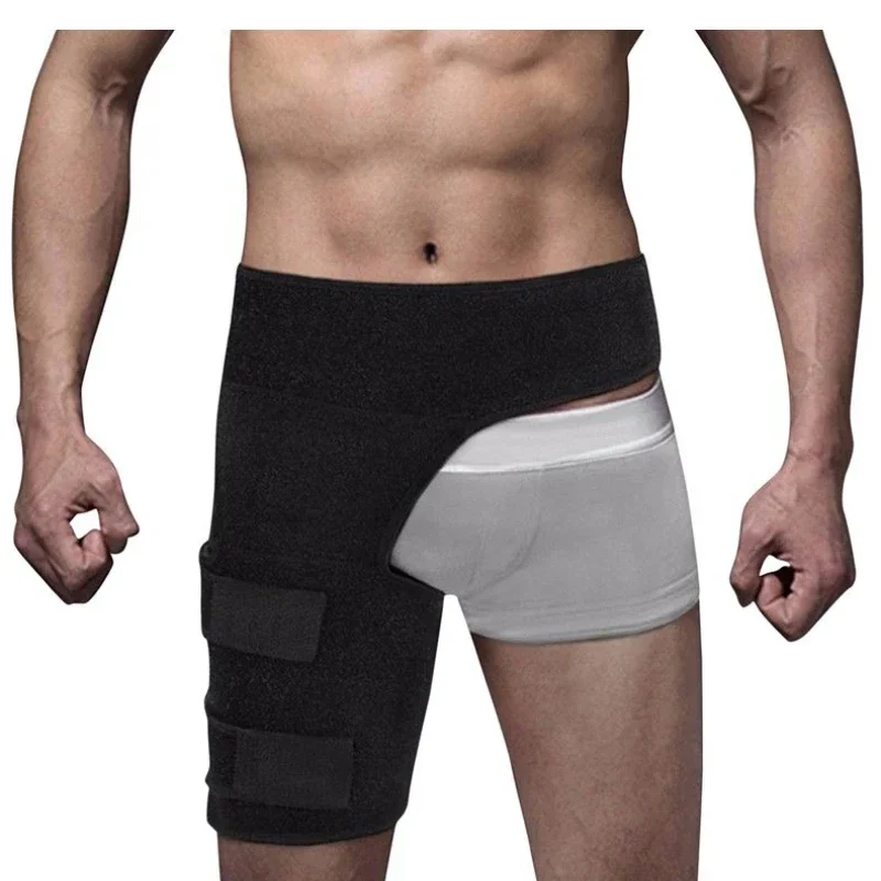 Sciatica Nerve Pain Thigh Compression Brace for Hip Joints Arthritis Groin Wrap Brace Protector Belt Legwarmers Muscle Strains