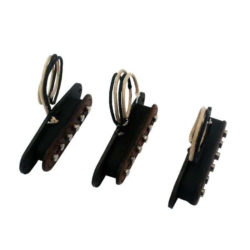 U1JC 3pcs 6 String Electric Bass Pickups Guitar Neck Pickups Set for Bass Guitar Open Guitar Parts and Accessories