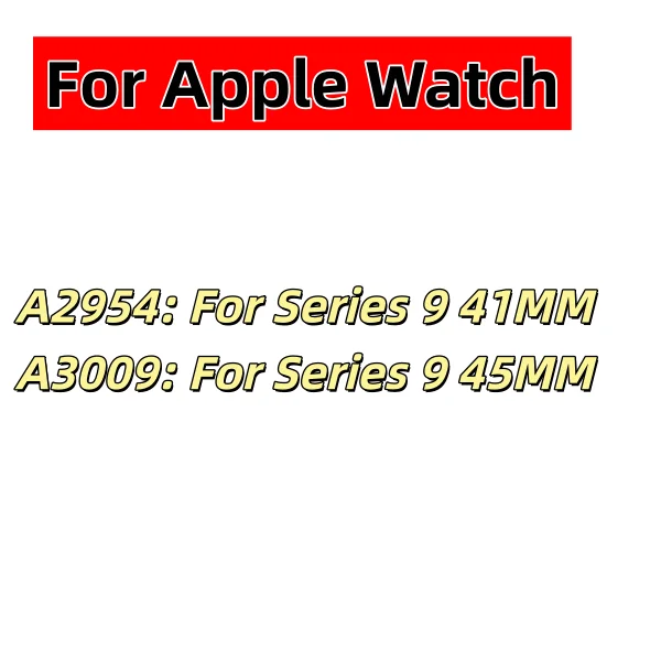 100% New A2954 A3009 Replacement Battery For Apple Watch Series 9 S9 41mm 45mm GPS Cellular Li-Polymer Battery With Repair Kit