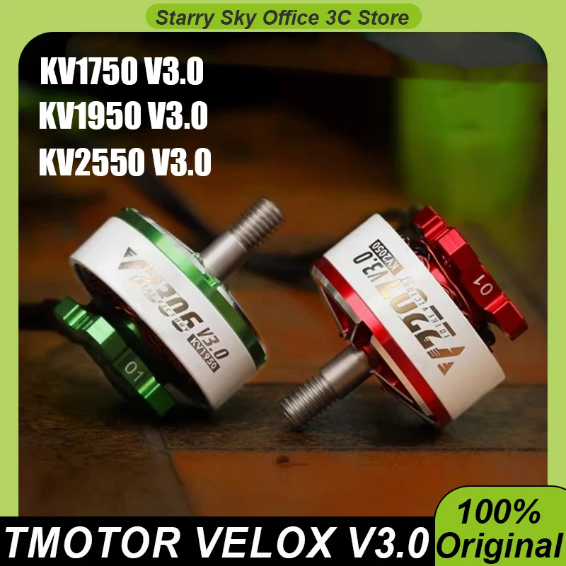 T-MOTOR TMOTOR Velox V3.0  Brushless Motor KV1750 KV1950 KV2550 Motor For FPV Racing Drone RC Brushless Motors FPV Accessies