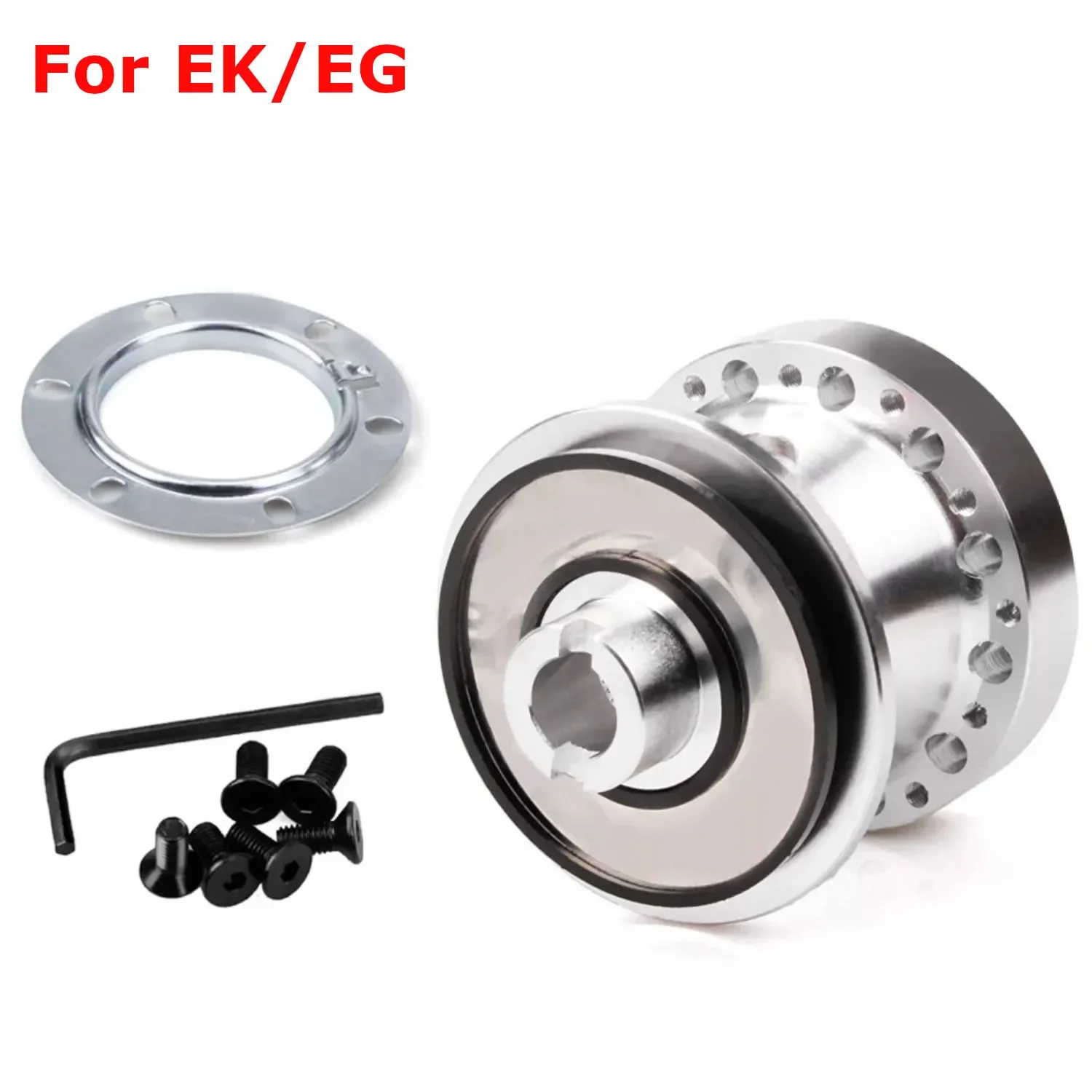 Aluminum 6 Hole Steering Wheel Hub Adapter Boss Kit For Honda Civic 1992-1995 EG For Honda Civic 1996-2000 EK