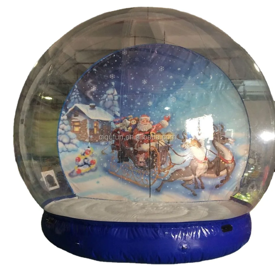 

Cheap Christmas Human Size Snow Ball Customs Snowball for Christmas Inflatable Snow Globe