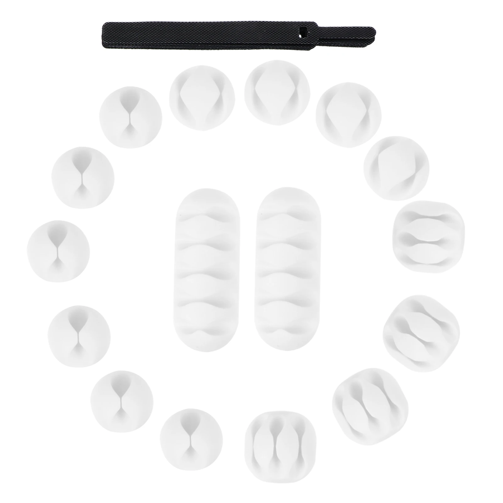 

26 шт. самоклеящиеся зажимы для шнура, набор настольных линий, держатель для кабеля, пористый органайзер