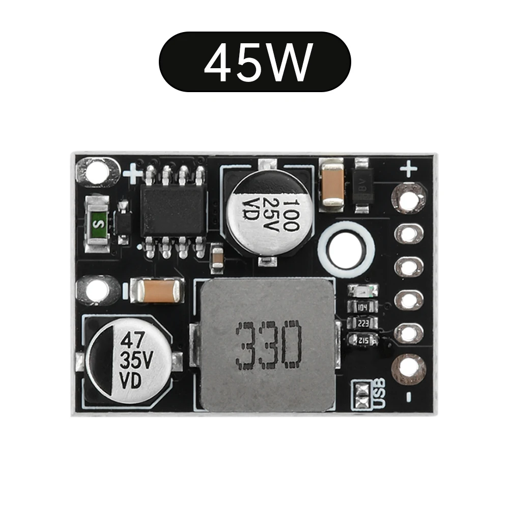 PD45W Fast Charging Module PD3.0/PPS/QC3.0/QC4.0 DIY Fast Charger Module DC 8-30V for Mobile Phone Emergency Charging