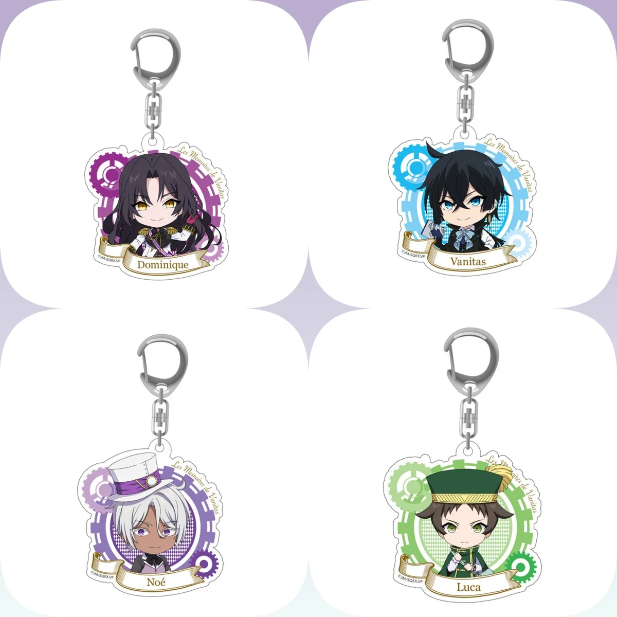 

Anime The Case Study of Vanitas 6CM Acrylic Keychain Cosplay Characters Ornament Accessories Christmas Collection Gifts